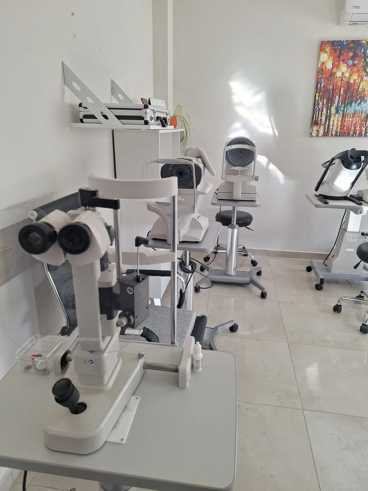 Sala de diagnóstico oftalmológico